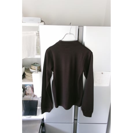 FUJI / WOOL L/S T-SHIRTS (for ladies) *BROWN