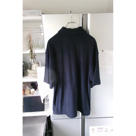 EVCON/ PILE POLO S/S TEE *D.NAVY