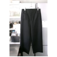 Rich I /   WIDE FLARE SWEAT PANTS *BLACK