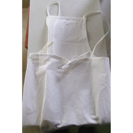 FUJI /  COTTON LINEN ONEPIECE (for ladies) *WHITE