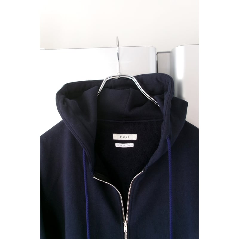 Dot zip up hoodie（NAVY） SWJP(エスダブリュージェーピー) ZIP UP HOODIE / NAVY | Detail