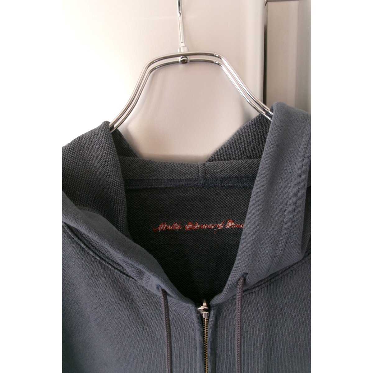 abelia edward goucha ダッフルフーディ ABELIA EDWARD GOUCHA / CLASSIC ZIP HOODIE *BLUE