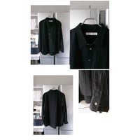 ABELIA EDWARD GOUCHA / FOME SHIRTS  Gauze *BLACK