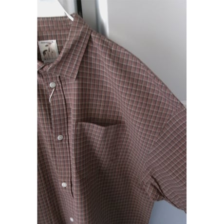 NO ROLL / NORMAL PANAMA S/S SHIRT *PANAMA CHECK