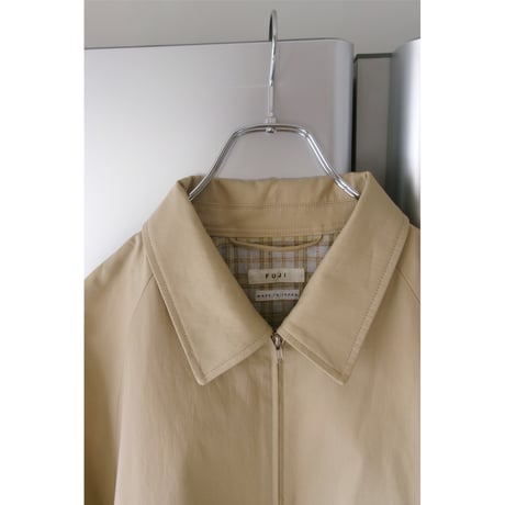 FUJI / COTTON GABARDINE RAGAN BLOUSON *SAND
