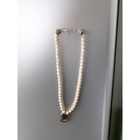 HIDAKA / Orbit Watch Necklace - Riverstone *Beige