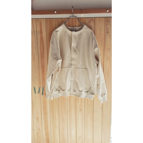 EVCON/ SWEAT CARDIGAN *OFF WHITE