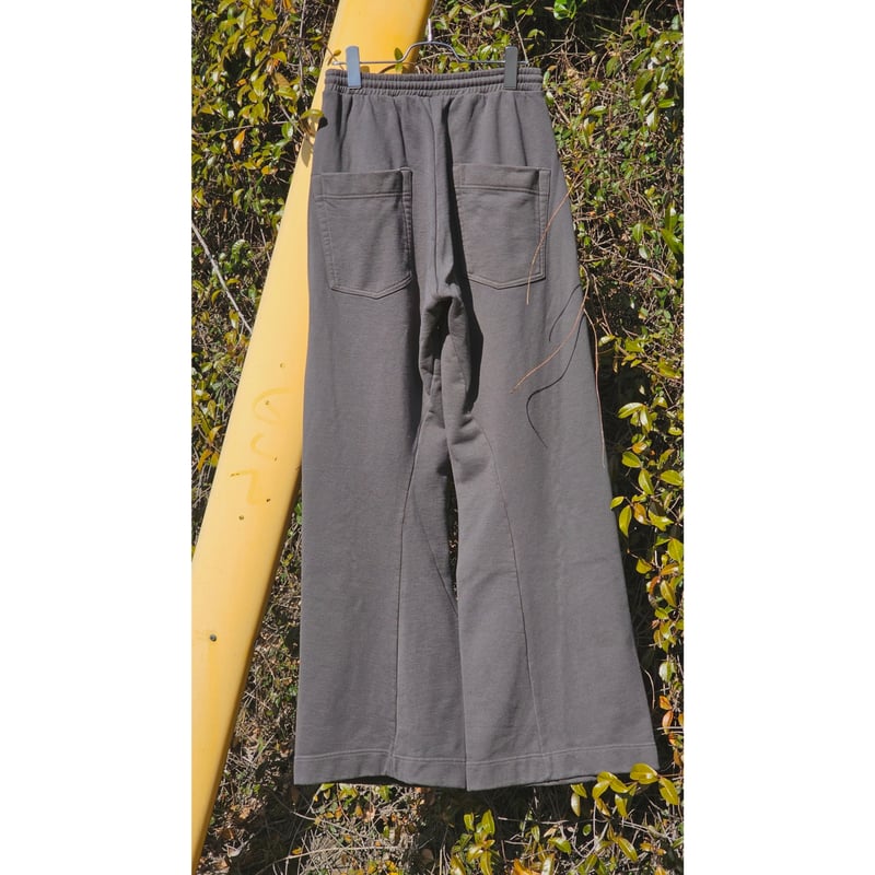 NVRFRGT / 3D TWISTED LOUNGE WIDE PANTS *DUST S