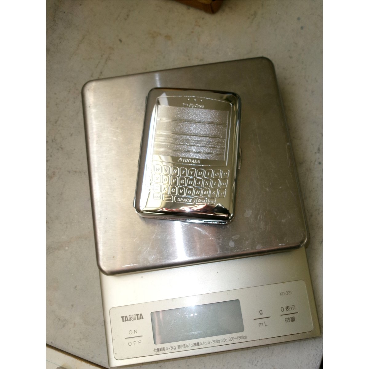 HIDAKA / Cellphone Cig Case *Silver | AVET