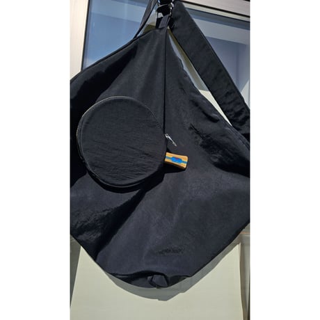 HIDAKA / PING-PONG MESSENGER  BAG *BLACK