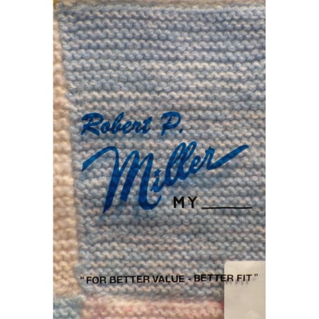 MY___ / Miller x MY SQUARE BARE TOP *BLUE × GRAY BORDER