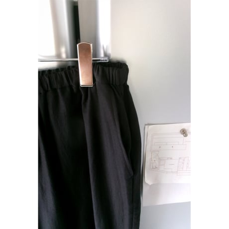 YOKO SAKAMOTO / RELAX EASY PANTS *BLACK