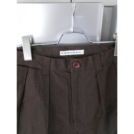 NO ROLL / THICKWALK N.WEATHER PANTS *DARKEST BROWN