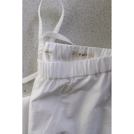FUJI / COTTON BALLOON PANTS (for ladies) *WHITE