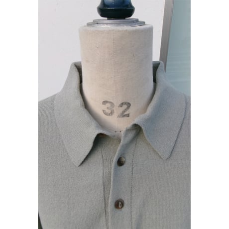 YOKO SAKAMOTO / KNIT POLO *BEIGE