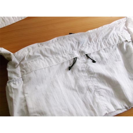 EVCON / BIG NYLON SHOULDER BAG *WHITE