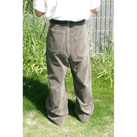 ABELIA EDWARD GOUCHA / ECHO PANTS CORDUROY *BEIGE