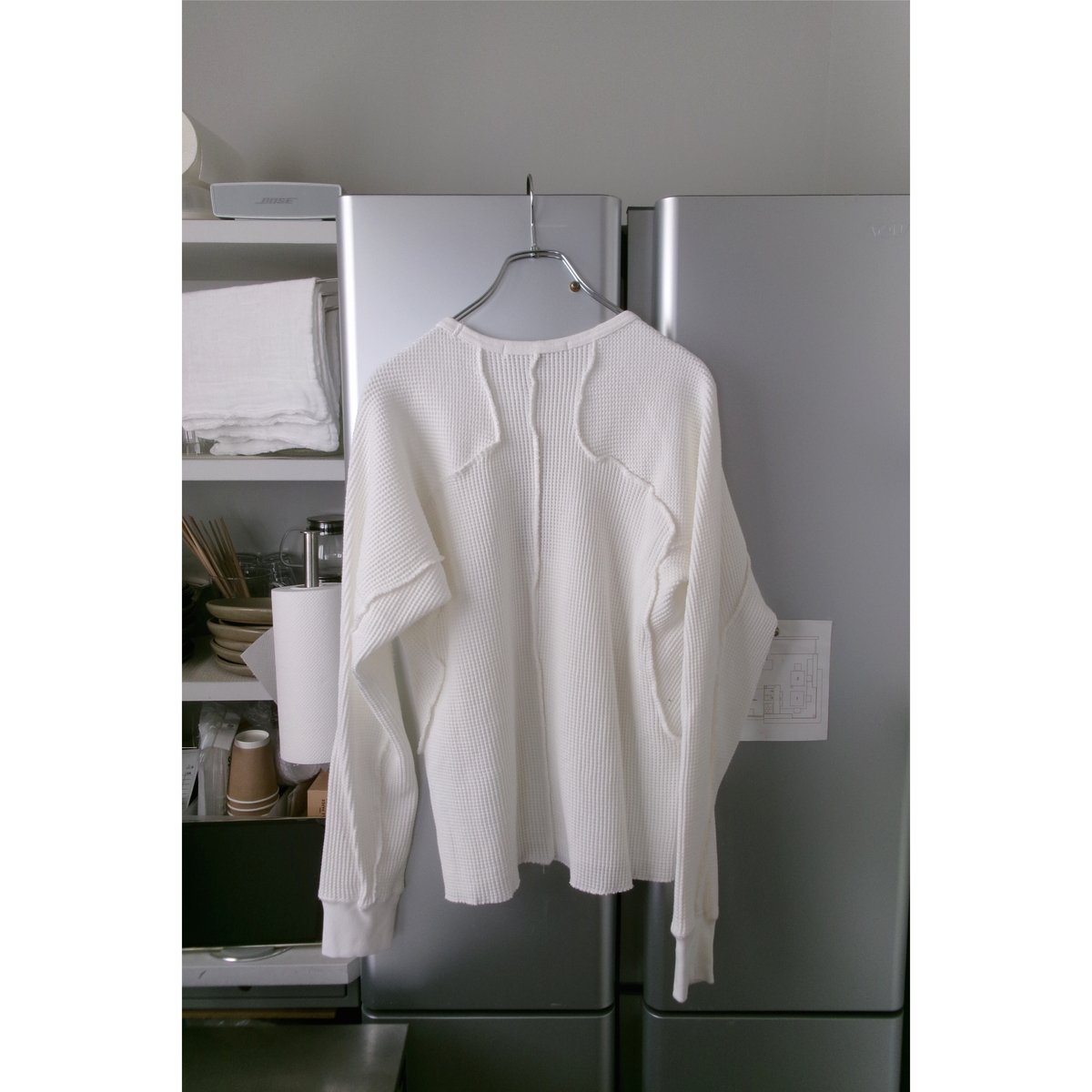 NVRFRGT / WAFFLE THERMAL LONG SLEEVE T-SHIRT *W