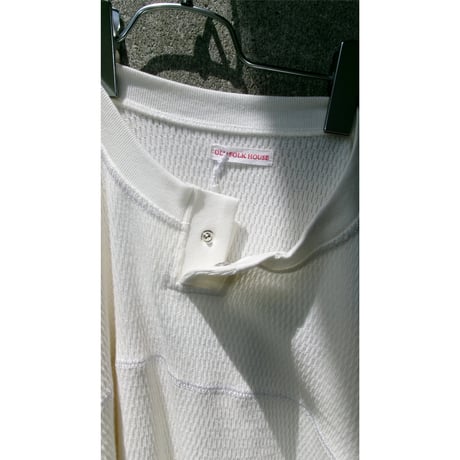 OLD FOLK HOUSE /Jewelry Thermal shirt *White