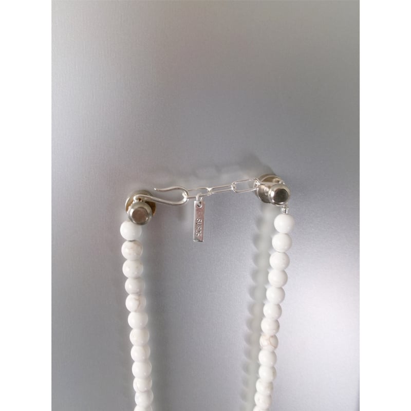 HIDAKA / Orbit Watch Necklace - Magnesite *Whit