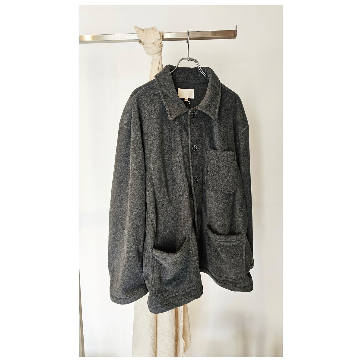 YOKO SAKAMOTO / ALPINE WORKS JACKET *CHARCOAL GRAY