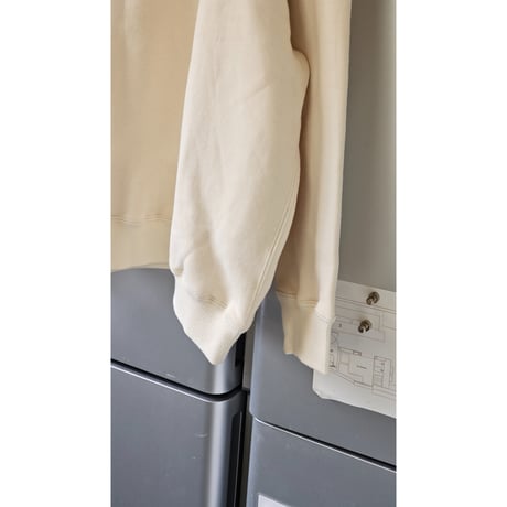 FUJI /  HALF ZIP SWEAT *OFF WHITE
