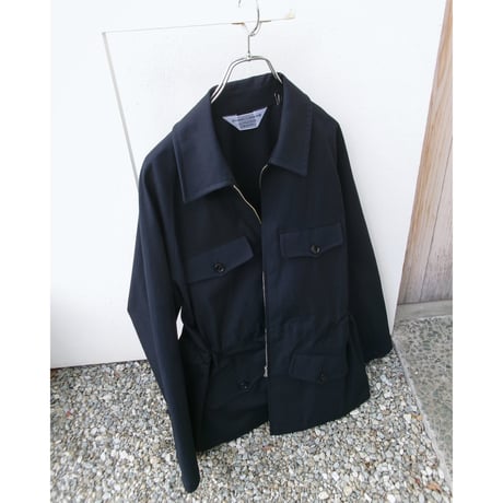 OLD FOLK HOUSE / Hard Twist Cotton Hunting Jacket *Navy