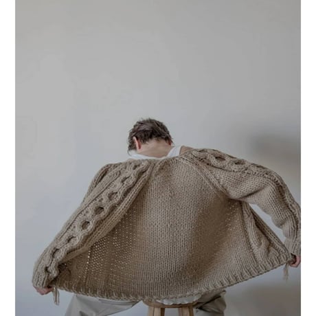 Rich I - MAAM [HAND KNIT CARDIGAN]