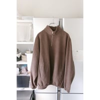 FUJI / BRUSHED WOOL PULLOVER *BROWN