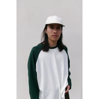 UNIVERSAL PRODUCTS / BASEBALL L/S T-SHIRTS *GREEN
