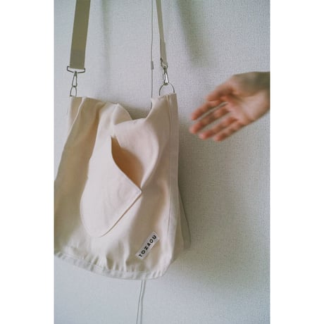 TOZAOU for AVET / Denim Miton Tote *cream