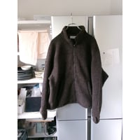UNIVERSAL PRODUCTS / WOOL FLEECE DERBY JACKET *BROWN