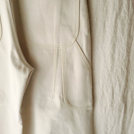 TOZAOU / Denim Painter Pants *cream (yellow)