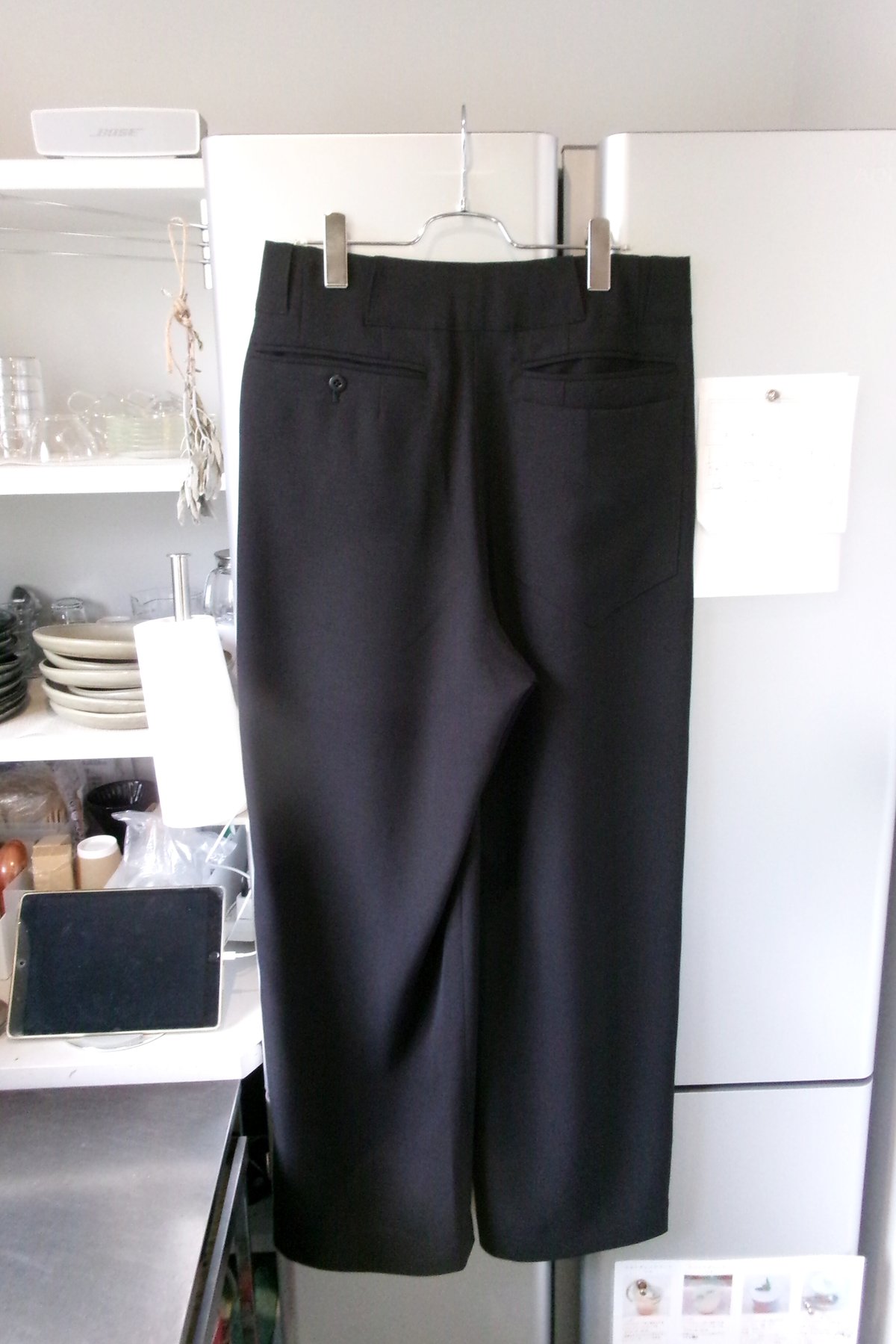 ABELIA EDWARD GOUCHA / BASEBALL SLACKS *BLACK