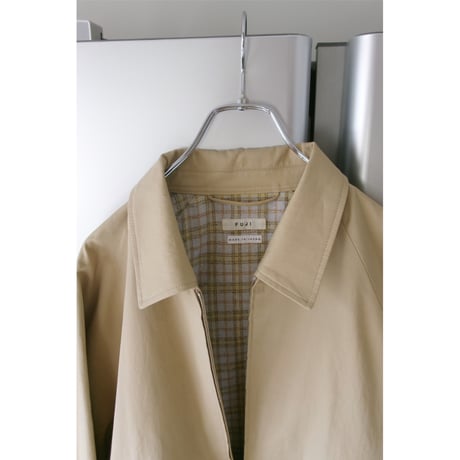 FUJI / COTTON GABARDINE RAGAN BLOUSON *SAND