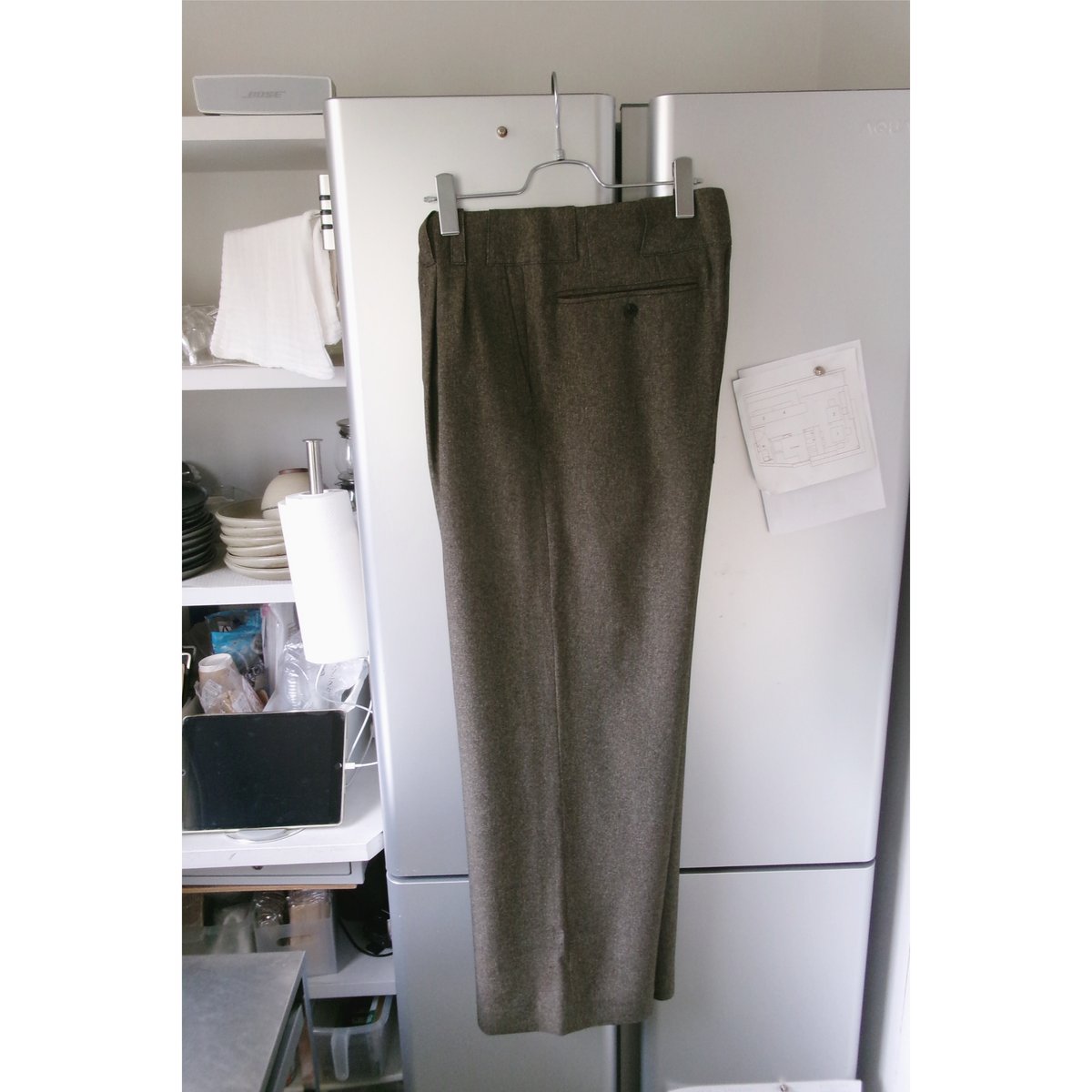 ABELIA EDWARD GOUCHA / BASEBALL SLACKS *CHARCOA