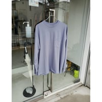 KIIT / 40//- COTTON BIO FINISH L/SLEEVE CUT&SEWN *BLUE GRAY