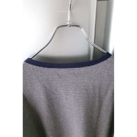 UNIVERSAL PRODUCTS / V NECK L/S TSHIRTS *NAVY