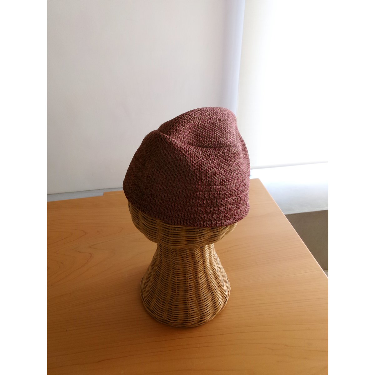 NO ROLL / WASHI BUCKET HAT *WINE | AVET