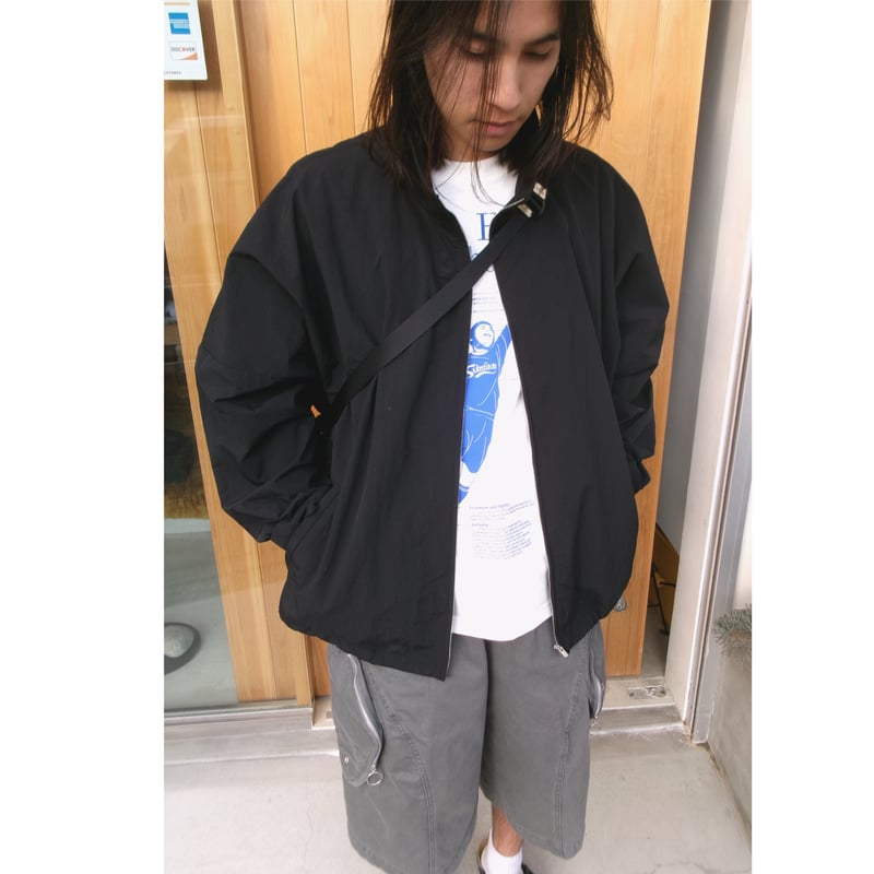 Blanc YM / Ripstop Nylon Track JKT *BLACK | AVET