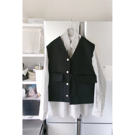 Rich I /  WORK POCKET VEST *BLACK