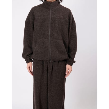UNIVERSAL PRODUCTS / WOOL FLEECE DERBY JACKET *BROWN