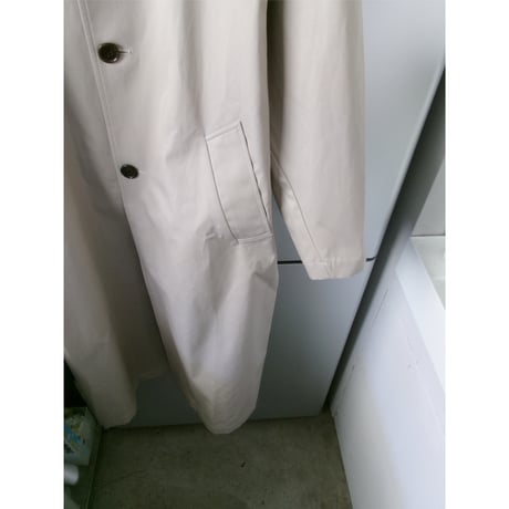 FUJI / STAINCOLLAR BELTED COAT *BEIGE