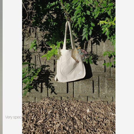 TOZAOU for AVET / Denim Miton Tote *cream