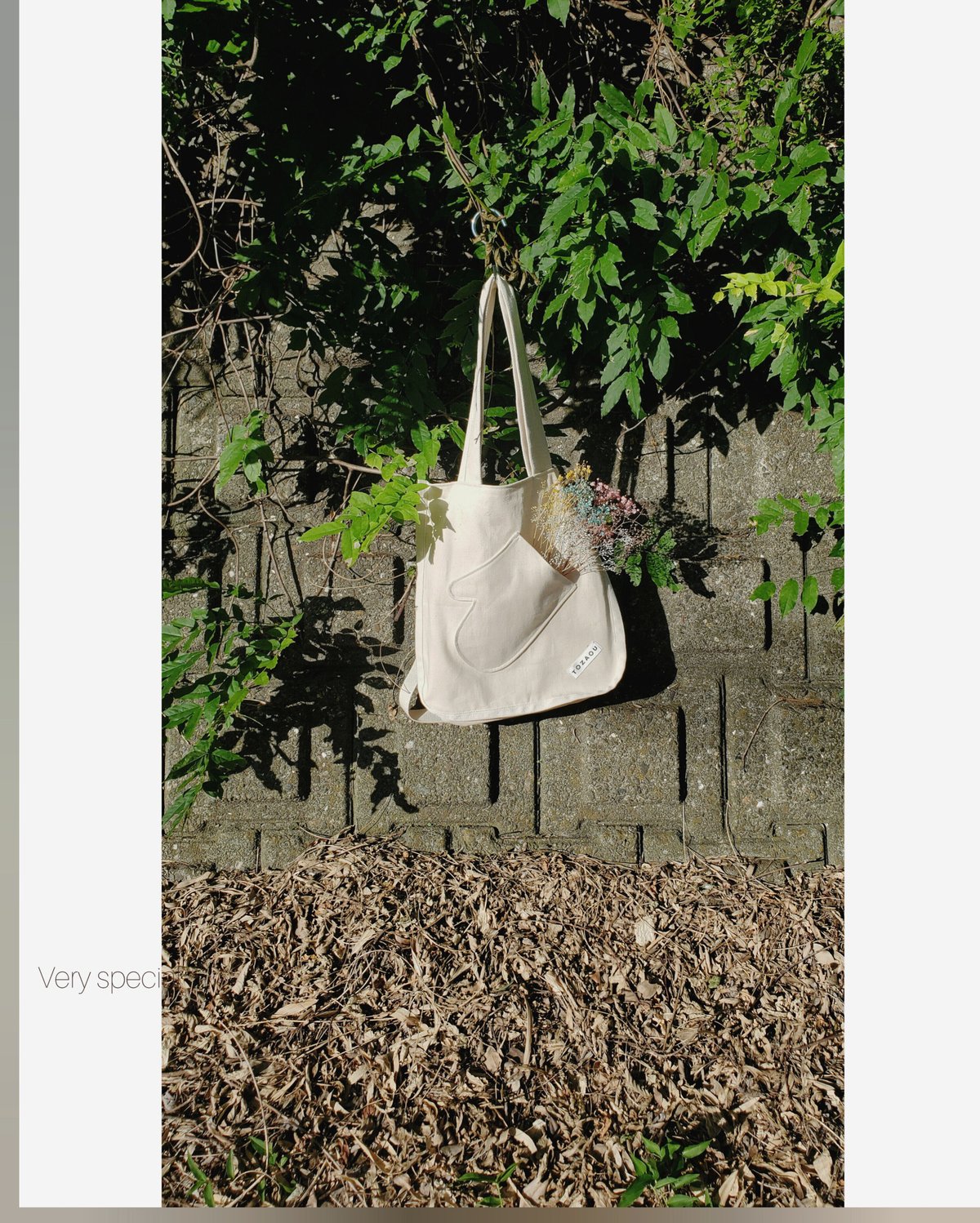 TOZAOU for AVET / Denim Miton Tote *cream | AVET 