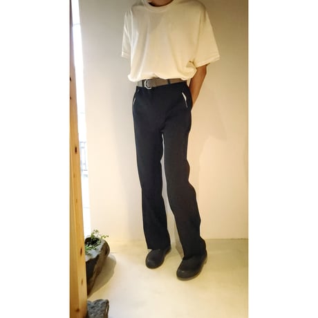 TOZAOU / Ticket Slack Pants *Black