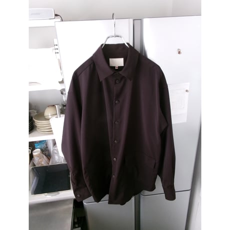YOKO SAKAMOTO / SUIT SHIRT *BROWN
