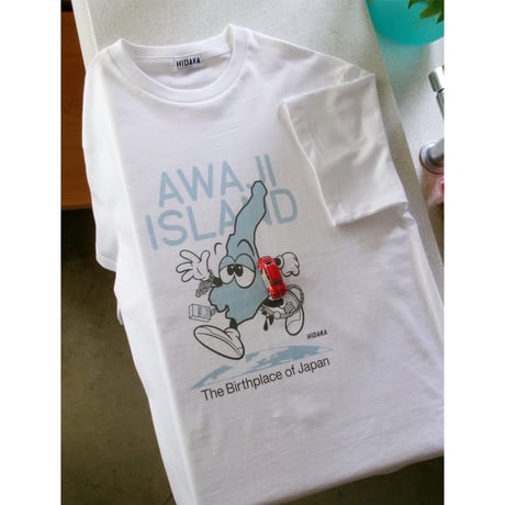 HIDAKA (side A) / AWAJI FRIENDS TEE *White