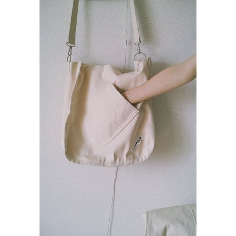 TOZAOU for AVET / Denim Miton Tote *cream