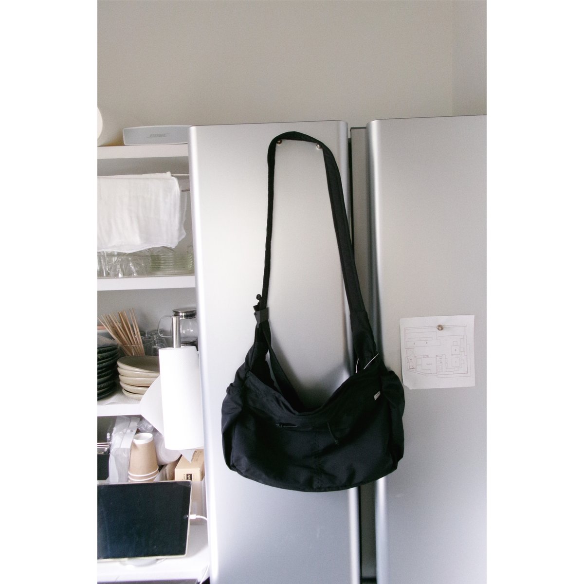 EVCON / NYLON SHOULDER BAG *BLACK | AVET